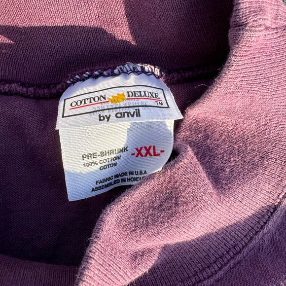 Vintage 90s purple library book tee Size XXL - Picture 3 of 6